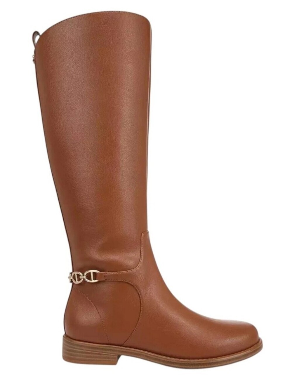 GIANI BERNINI -NEW IN BOX- MEMORY FOAM COGNAC TALL BOOTS SZ 5 WMS
